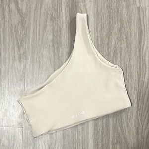 WILO one shoulder sports bra /top